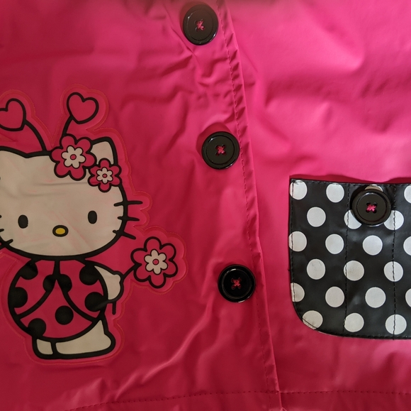 Vintage Hello Kitty Lined Raincoat - Picture 12 of 12
